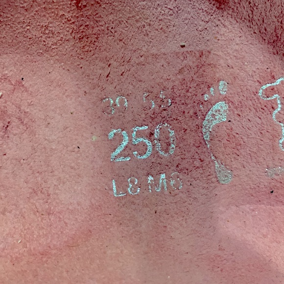 Birkis by BIRKENSTOCK Aziza Pink and White Striped Sandals - Picture 9 of 10